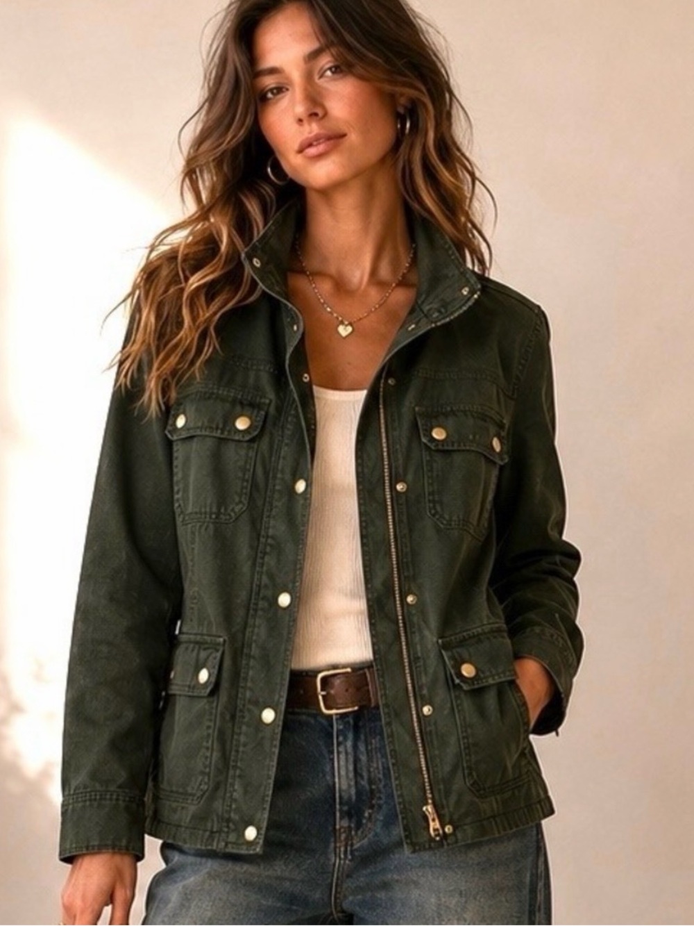 J Crew Field Jacket 100% cotton